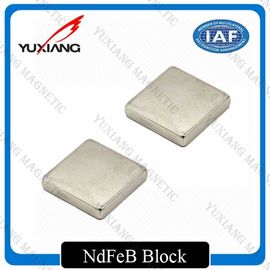 Compact Industrial Neodymium Magnets , Square Neodymium Magnets With ZN And Ni Coating