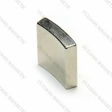 Rare Earth N38 Neodymium Arc Magnets Sintererd NdFeB Durable For Motor